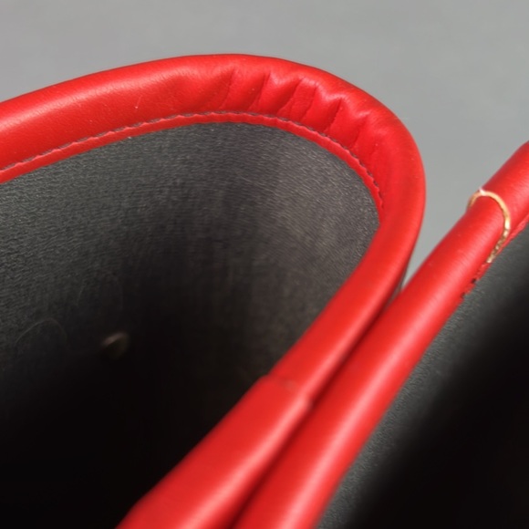 Gucci horsebit black and red rain boots. Size 37. - Picture 9 of 13